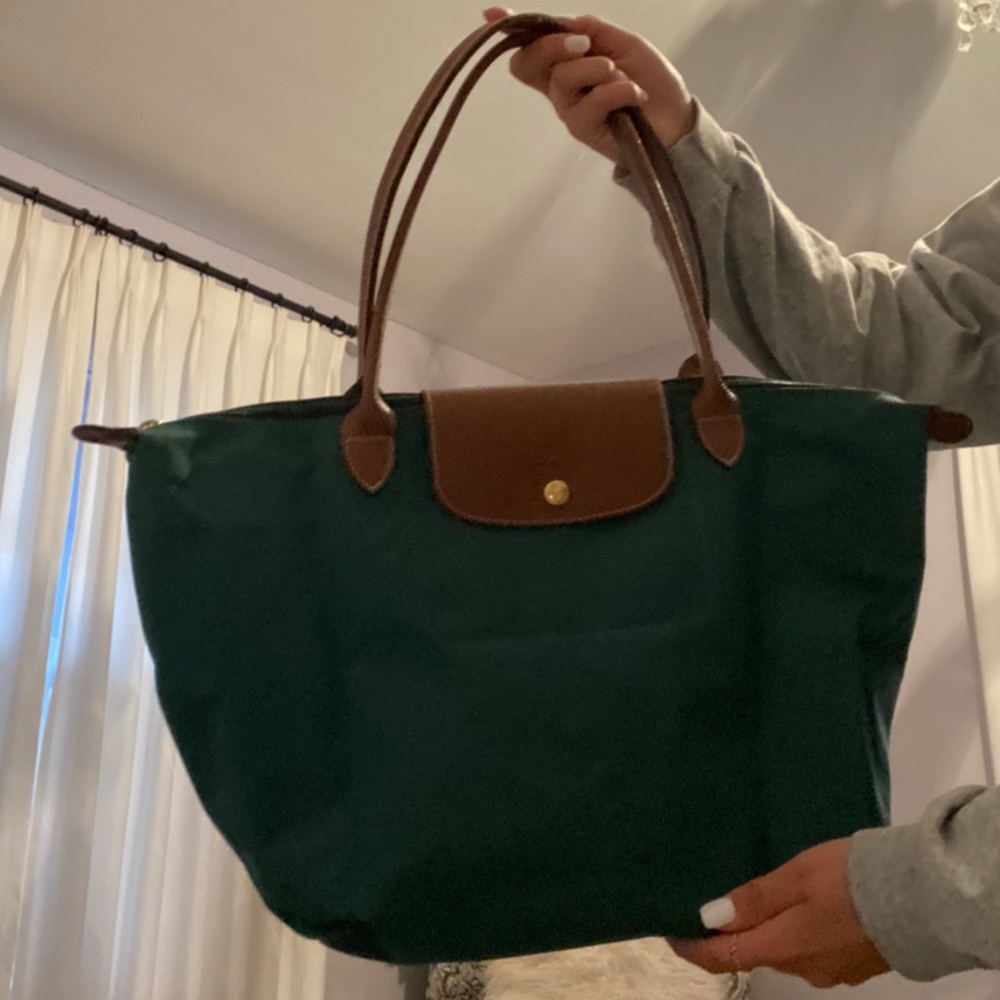 LONGCHAMP GREEN TOTE BAF